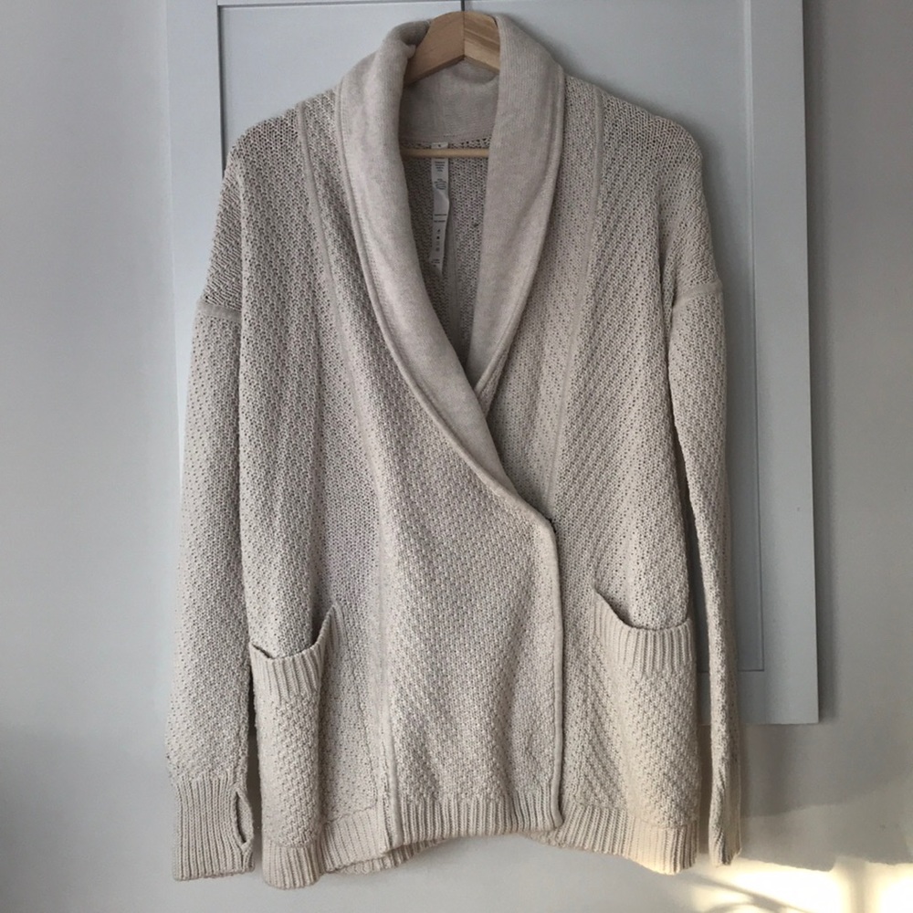 Lululemon Knit Wrap Cardigan Sweater